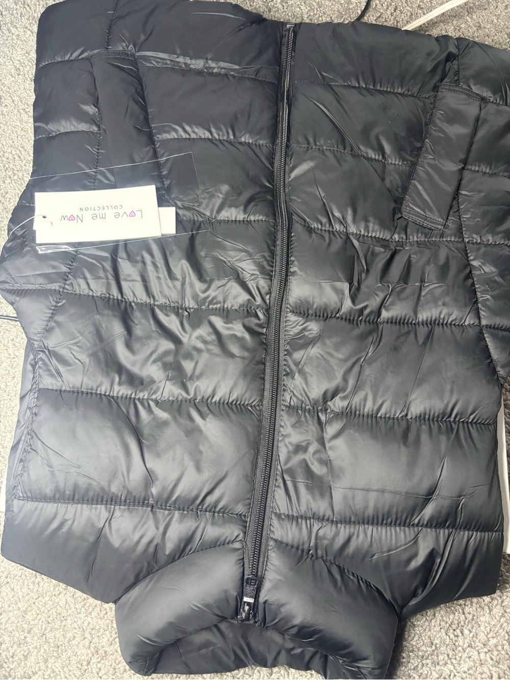 & Other Stories Black Quilted Puffer Vest